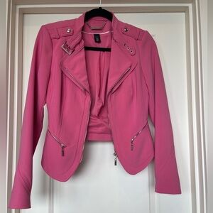 Pink Motorcycle Jacket size 2